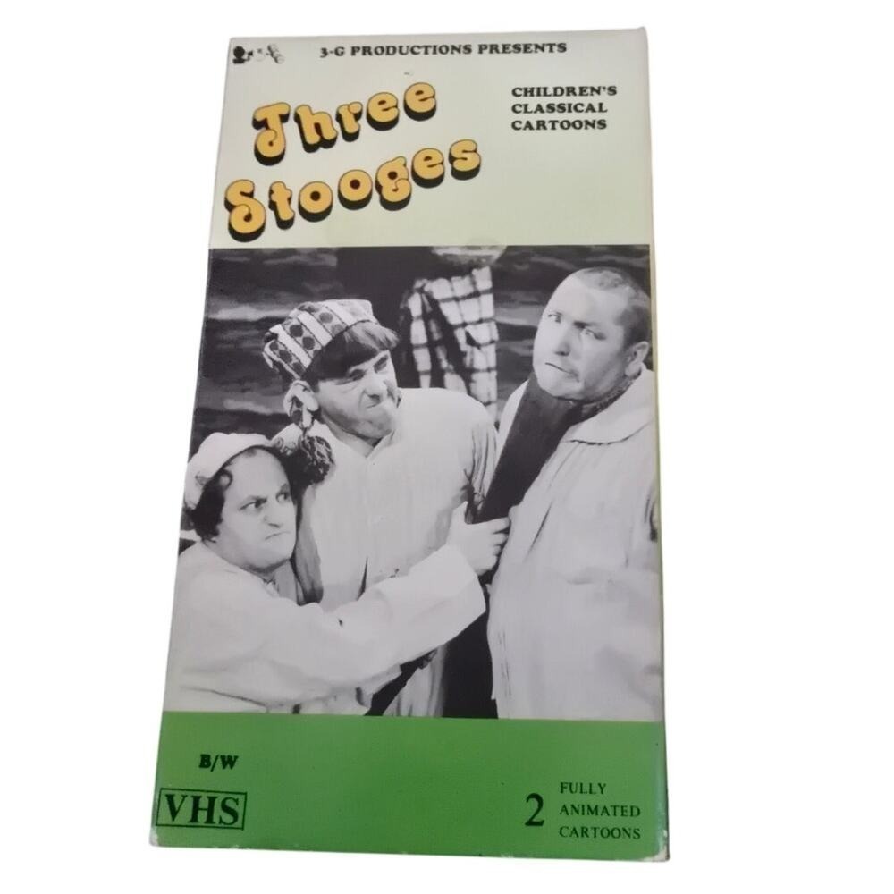 The Three‎ Stooges VHS Two Movies